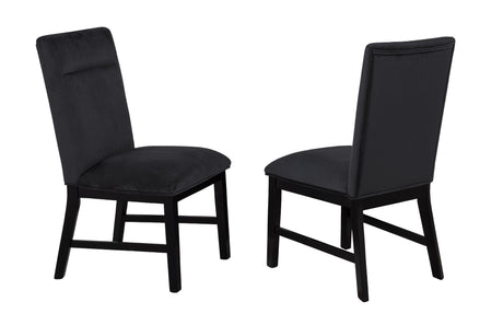 Sebastian Black/Gray Dining Set by Crown Mark at Eve Furniture