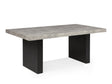 Sebastian Black/Gray Dining Table by Crown Mark at Eve Furniture