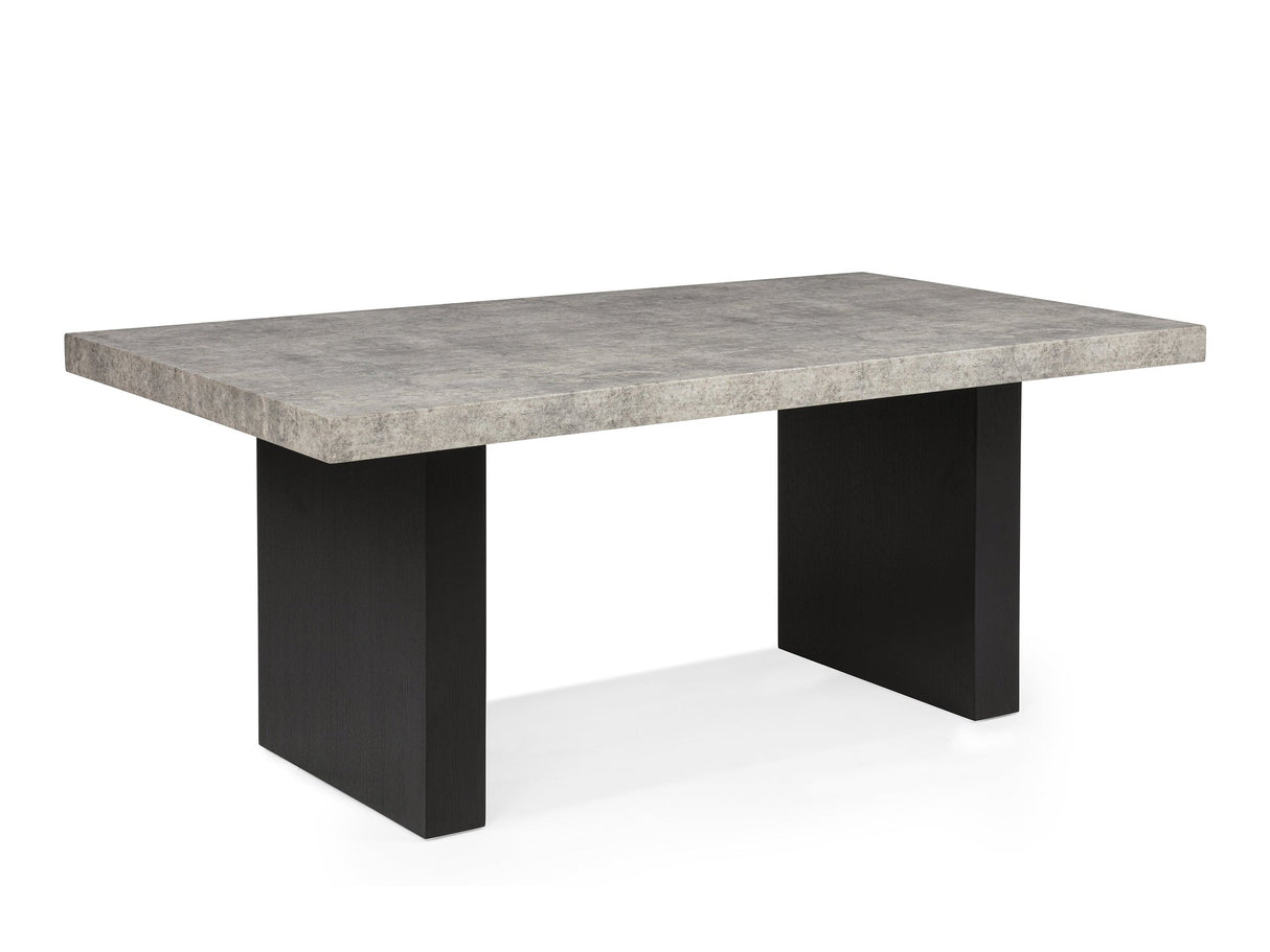 Sebastian Black/Gray Dining Table by Crown Mark at Eve Furniture
