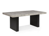 Sebastian Black/Gray Dining Table by Crown Mark at Eve Furniture