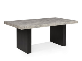 Sebastian Black/Gray Dining Table by Crown Mark at Eve Furniture