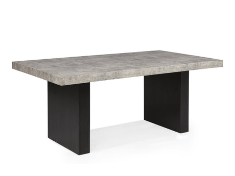 Sebastian Black/Gray Dining Table by Crown Mark at Eve Furniture