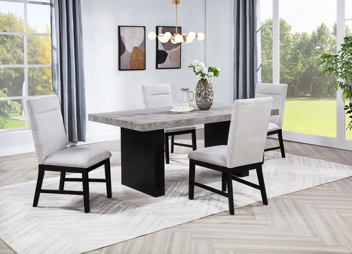 Sebastian Dove Dining Chair, Set of 2 by Crown Mark at Eve Furniture