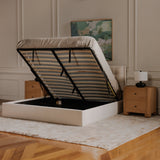 Sebastion Cream King Storage Bed by MOES at Eve Furniture