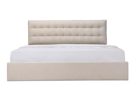 Sebastion Cream King Storage Bed by MOES at Eve Furniture