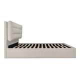 Sebastion Cream King Storage Bed by MOES at Eve Furniture