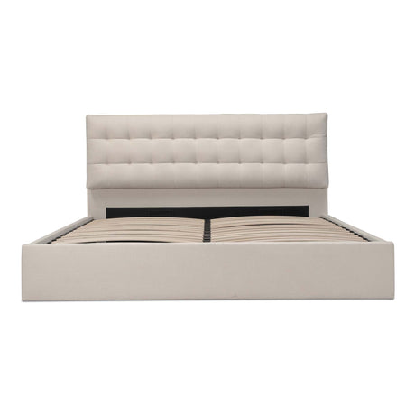 Sebastion Cream King Storage Bed by MOES at Eve Furniture