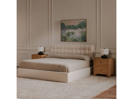 Sebastion Cream King Storage Bed by MOES at Eve Furniture