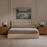 Sebastion Cream Queen Storage Bed by MOES at Eve Furniture