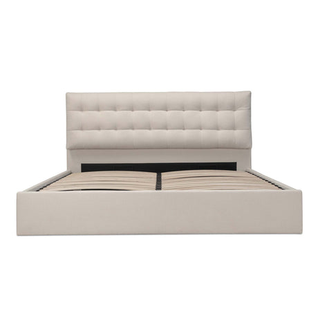 Sebastion Cream Queen Storage Bed by MOES at Eve Furniture