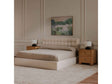 Sebastion Cream Queen Storage Bed by Moe's Home at Eve Furniture