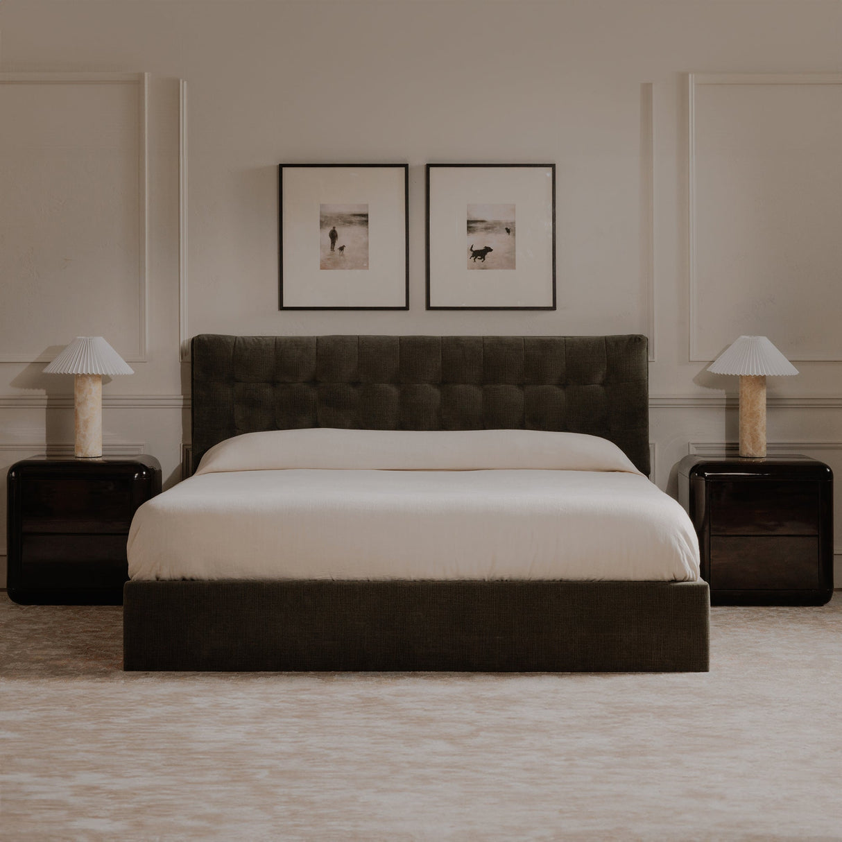 Sebastion Green King Storage Bed by MOES at Eve Furniture