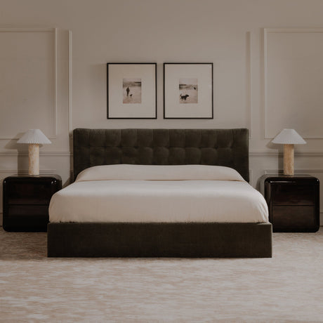 Sebastion Green King Storage Bed by MOES at Eve Furniture