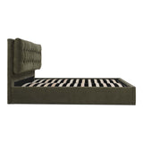 Sebastion Green King Storage Bed by Moe's Home at Eve Furniture