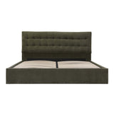 Sebastion Green King Storage Bed by Moe's Home at Eve Furniture
