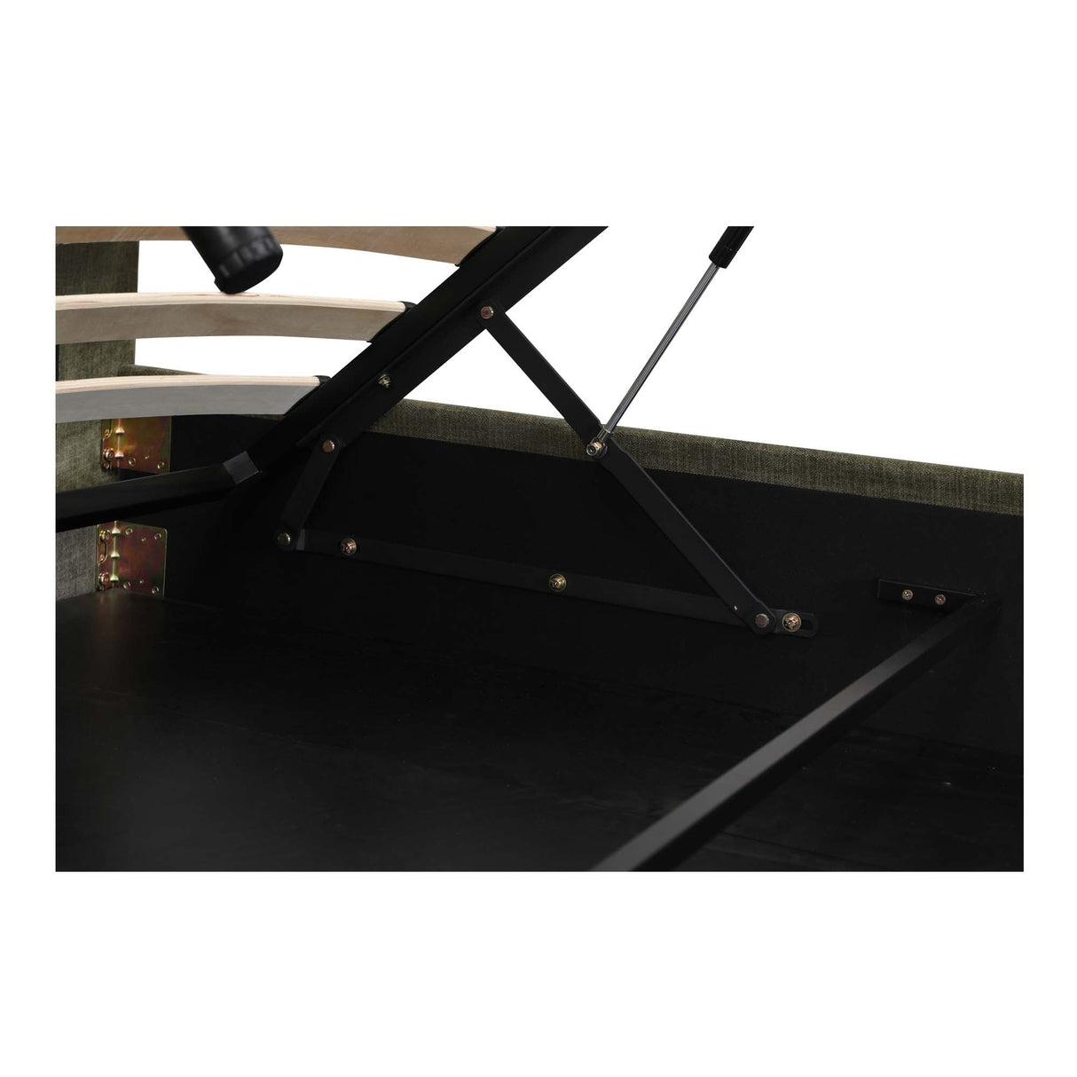Sebastion Green King Storage Bed by Moe's Home at Eve Furniture