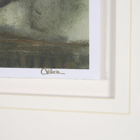 Secret Garden III by Mercana Studio a Hand Embellished Textured Framed Art Print Matted under Glass by Mercana at Eve Furniture
