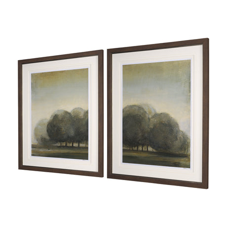 Secret Garden-L by Mercana Studio a Hand Embellished Textured Framed Art Print Matted under Glass by Mercana at Eve Furniture
