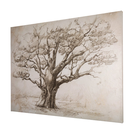 Secret Life of Tree by Mercana Studio a Hand Embellished Textured Canvas by Mercana at Eve Furniture