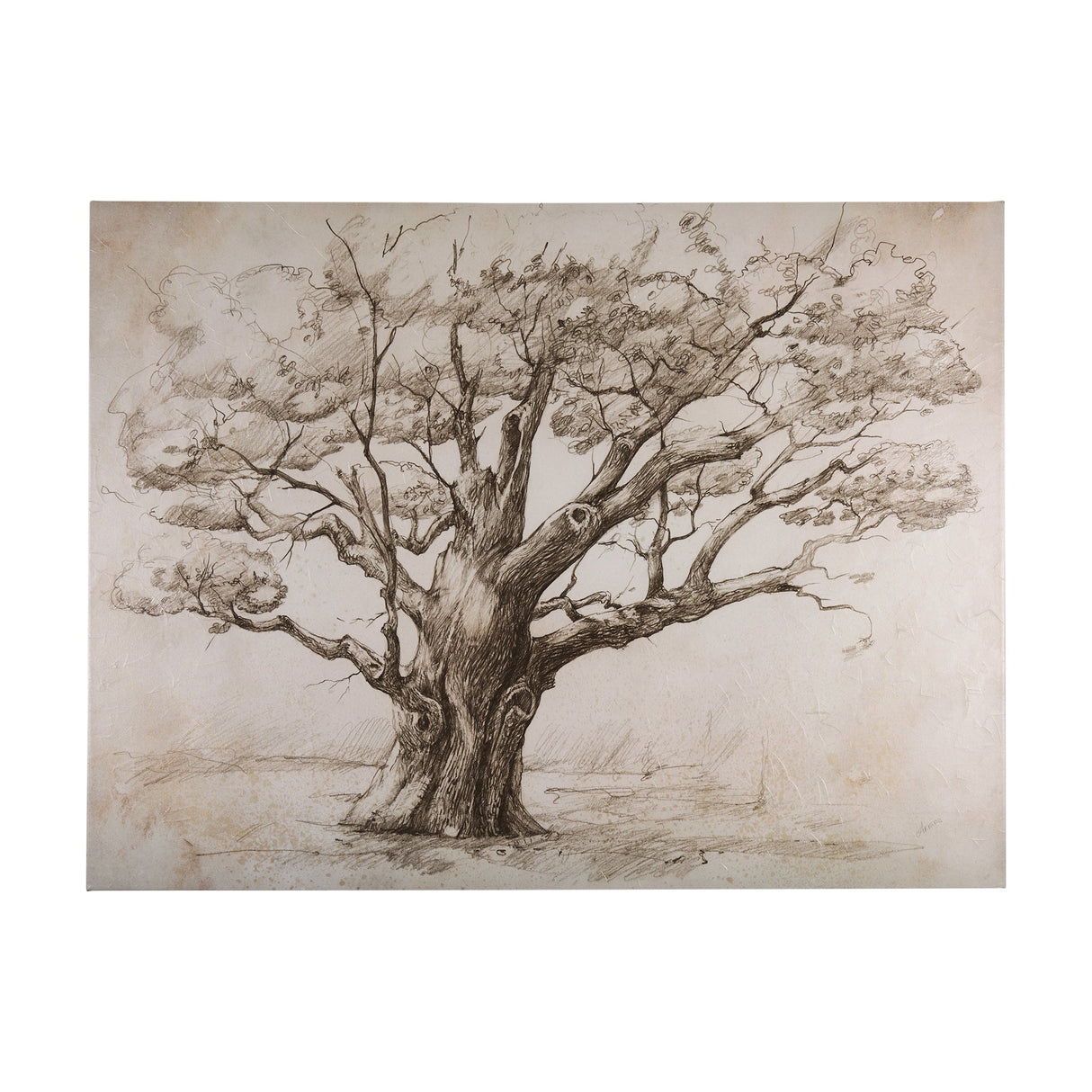 Secret Life of Tree by Mercana Studio a Hand Embellished Textured Canvas by Mercana at Eve Furniture