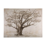 Secret Life of Tree by Mercana Studio a Hand Embellished Textured Canvas by Mercana at Eve Furniture