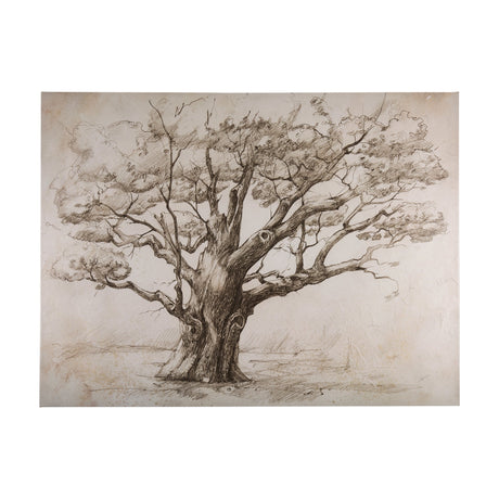 Secret Life of Tree by Mercana Studio a Hand Embellished Textured Canvas by Mercana at Eve Furniture