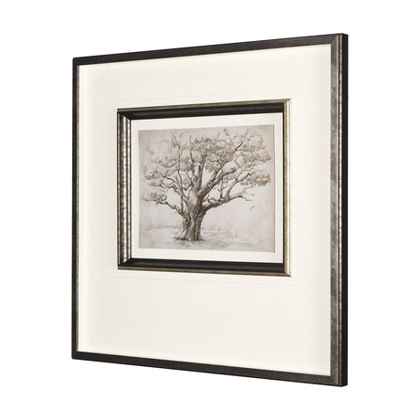 Secret Life of Tree by Mercana Studio Hand Embellished Textured Framed Art Print Matted under Glass by Mercana at Eve Furniture
