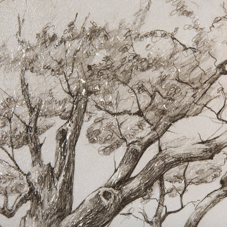 Secret Life of Tree by Mercana Studio Hand Embellished Textured Framed Art Print Matted under Glass by Mercana at Eve Furniture