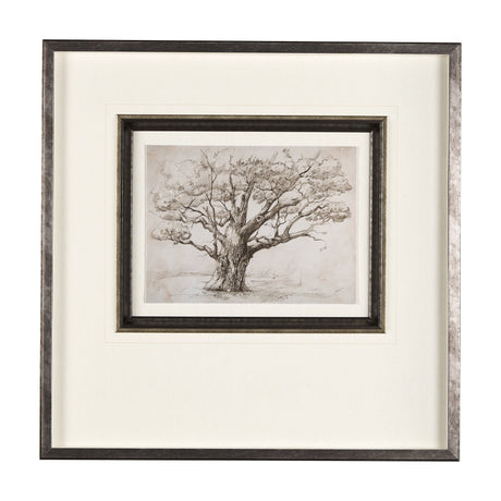 Secret Life of Tree by Mercana Studio Hand Embellished Textured Framed Art Print Matted under Glass by Mercana at Eve Furniture