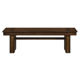 Sedley Walnut Dining Bench by Homelegance at Eve Furniture