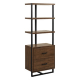 Sedley Walnut/Rustic Black Side Piers