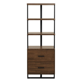 Sedley Walnut/Rustic Black Side Piers by Homelegance at Eve Furniture