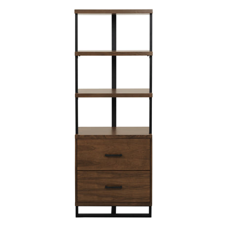 Sedley Walnut/Rustic Black Side Piers by Homelegance at Eve Furniture