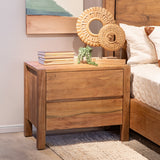 Sedona 32" Nightstand in Brushed Acacia by Home Trends & Design at Eve Furniture