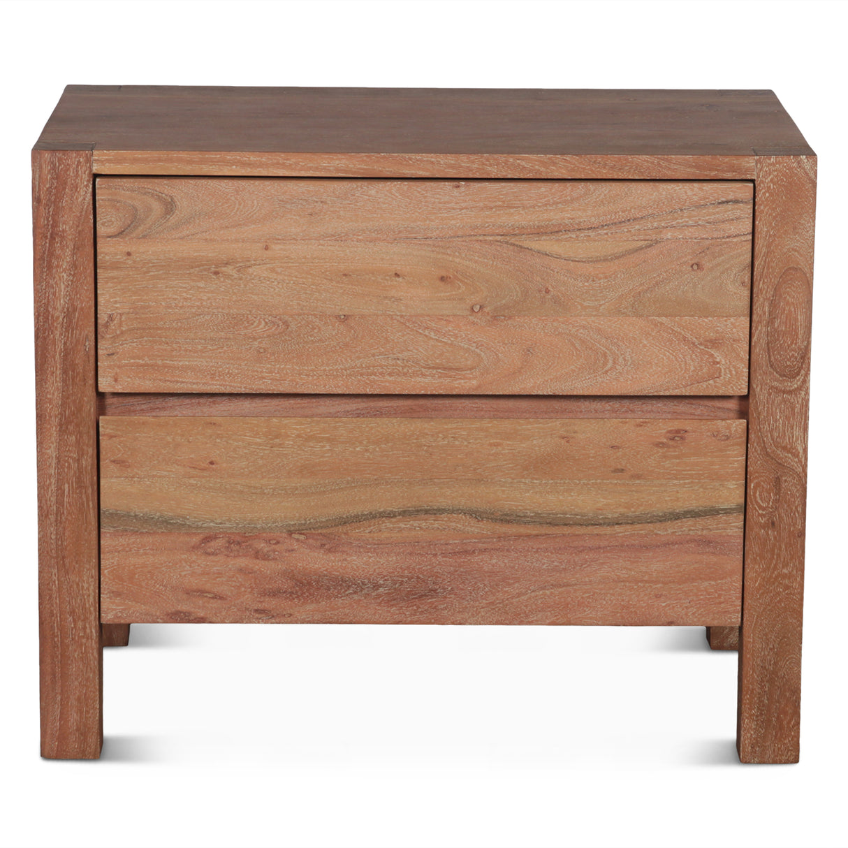 Sedona 32" Nightstand in Brushed Acacia by Home Trends & Design at Eve Furniture
