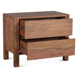 Sedona 32" Nightstand in Brushed Acacia by Home Trends & Design at Eve Furniture