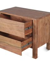 Sedona 32" Nightstand in Brushed Acacia by Home Trends & Design at Eve Furniture