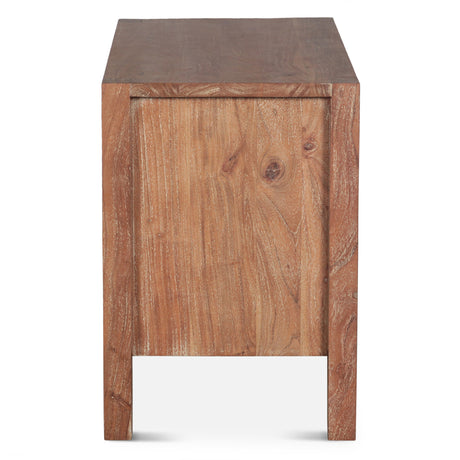 Sedona 32" Nightstand in Brushed Acacia by Home Trends & Design at Eve Furniture
