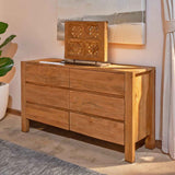 Sedona 60" Dresser in Brushed Acacia by Home Trends & Design at Eve Furniture