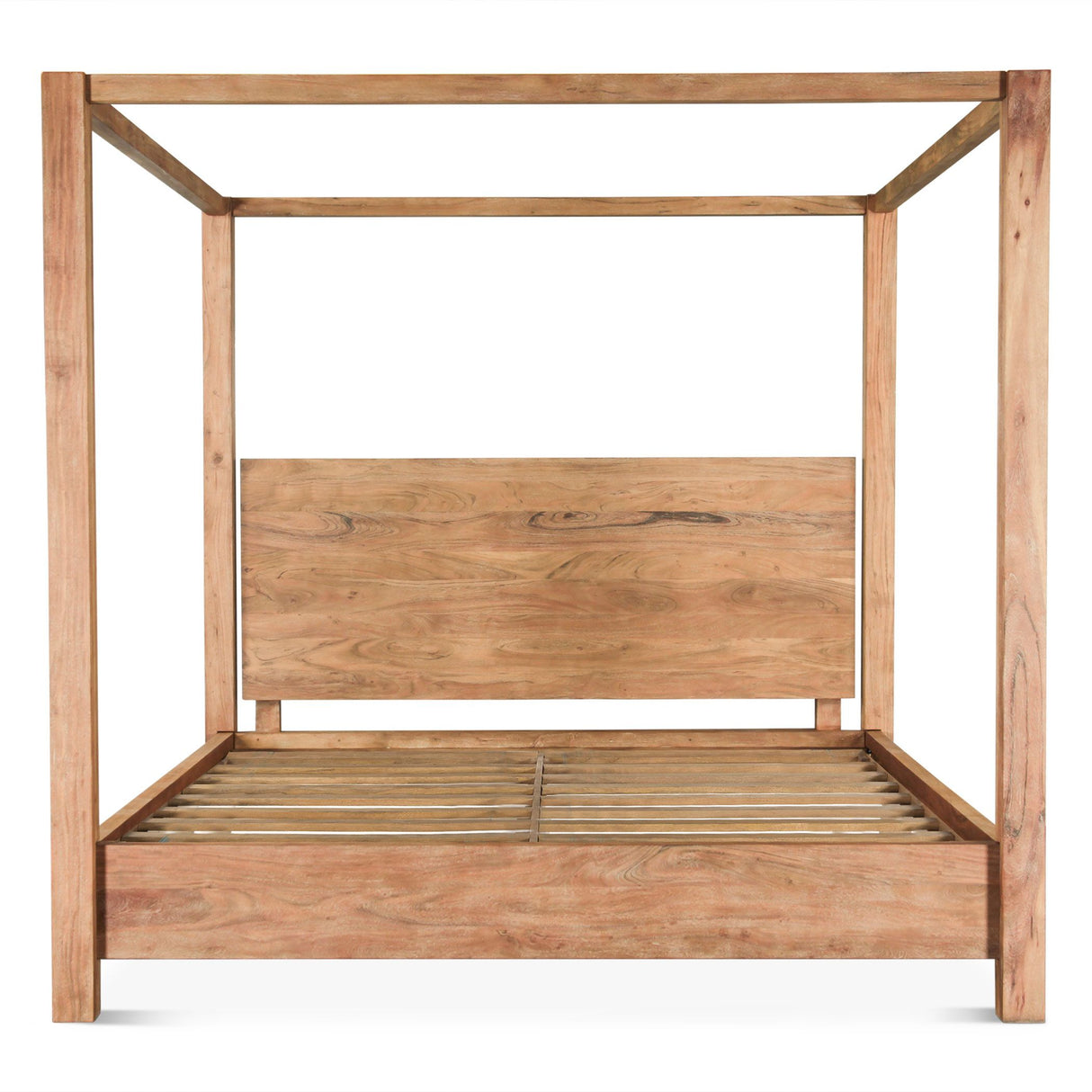 Sedona Canopy King Bed in Brushed Acacia by Home Trends & Design at Eve Furniture