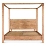 Sedona Canopy King Bed in Brushed Acacia by Home Trends & Design at Eve Furniture