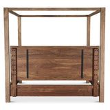 Sedona Canopy King Bed in Brushed Acacia by Home Trends & Design at Eve Furniture