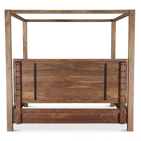Sedona Canopy King Bed in Brushed Acacia by Home Trends & Design at Eve Furniture