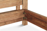 Sedona Canopy King Bed in Brushed Acacia by Home Trends & Design at Eve Furniture