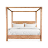 Sedona Canopy King Bed in Brushed Acacia by Home Trends & Design at Eve Furniture