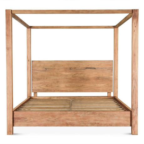 Sedona Canopy Queen Bed in Brushed Acacia by Home Trends & Design at Eve Furniture