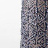 Sefina II Medium Brown/Black Patterned Ceramic Vase by Mercana at Eve Furniture