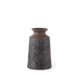 Sefina II Medium Brown/Black Patterned Ceramic Vase by Mercana at Eve Furniture