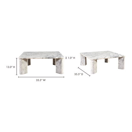 Segment Ashen Grey Coffee Table by MOES at Eve Furniture