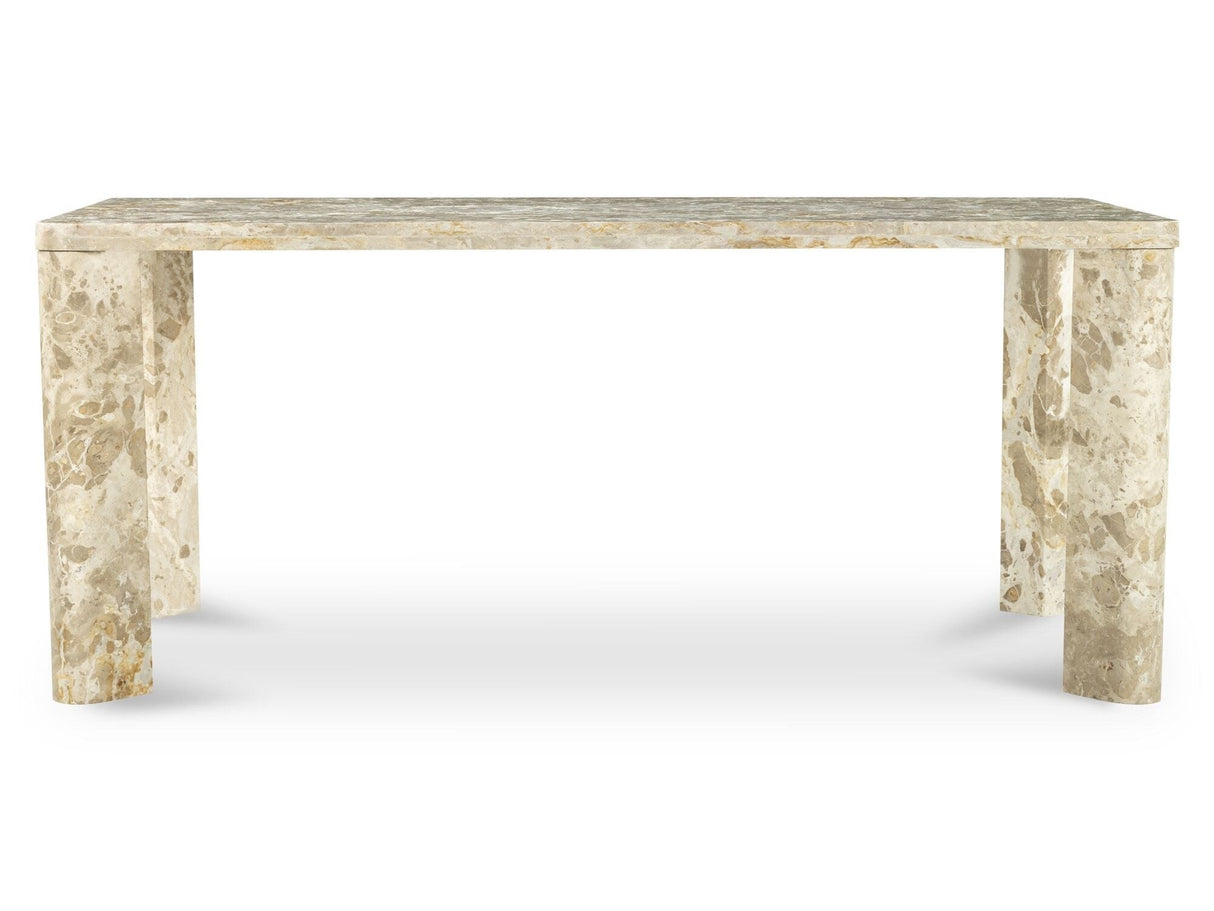 Segment Beige Panther Stone Dining Table by Moe's Home at Eve Furniture